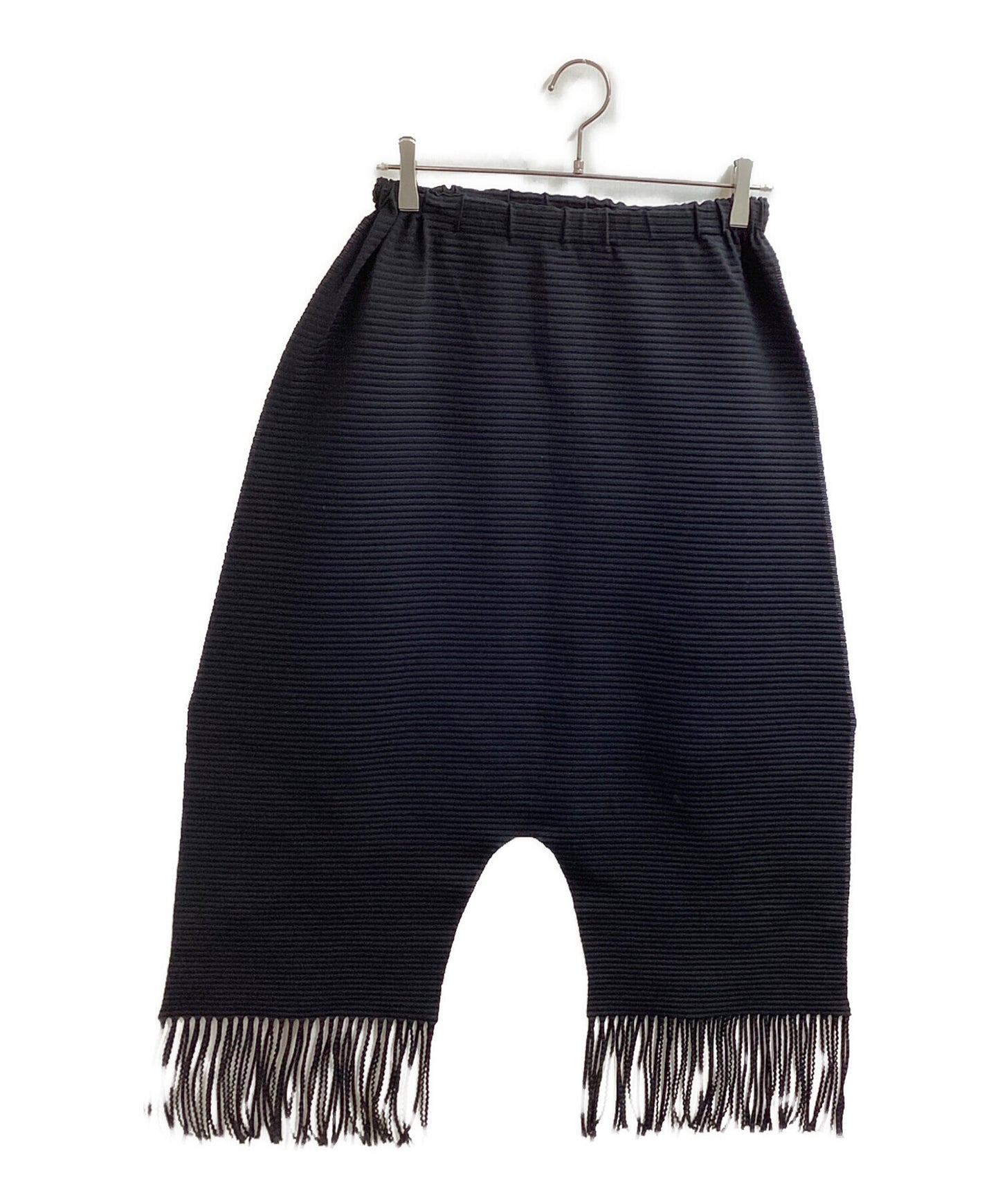 [Pre-owned] me ISSEY MIYAKE Fringe-pleated Sarrouel Pants / 24ss / Made in Japan / MI42KF934 MI42KF934