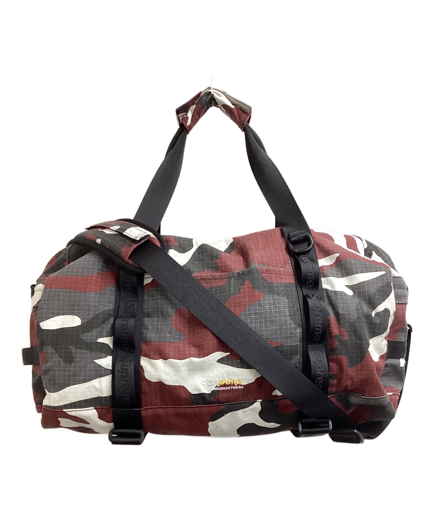 [Pre-owned] SUPREME 26SS Red Camo Cordura Duffle Bag