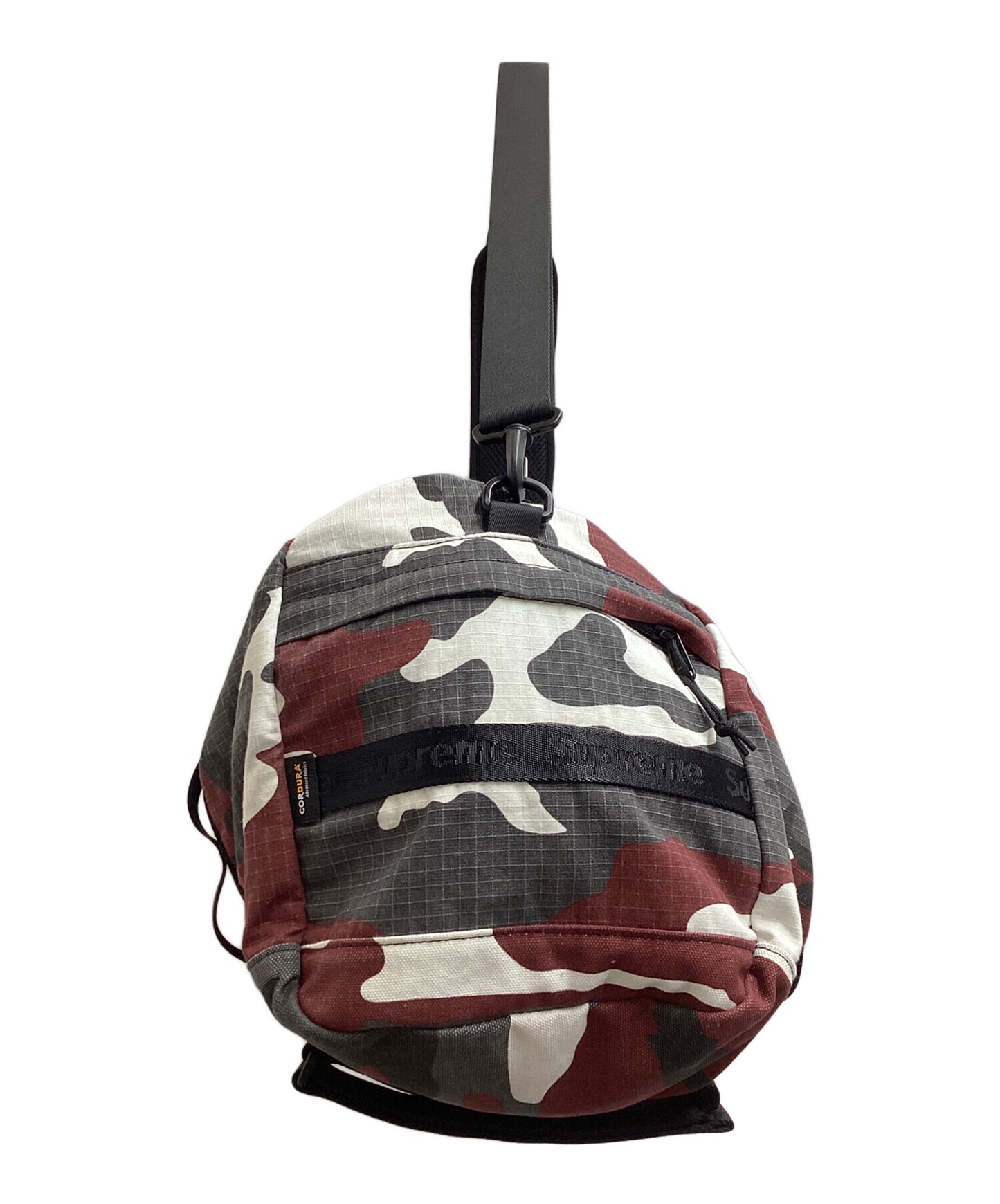 [Pre-owned] SUPREME 26SS Red Camo Cordura Duffle Bag