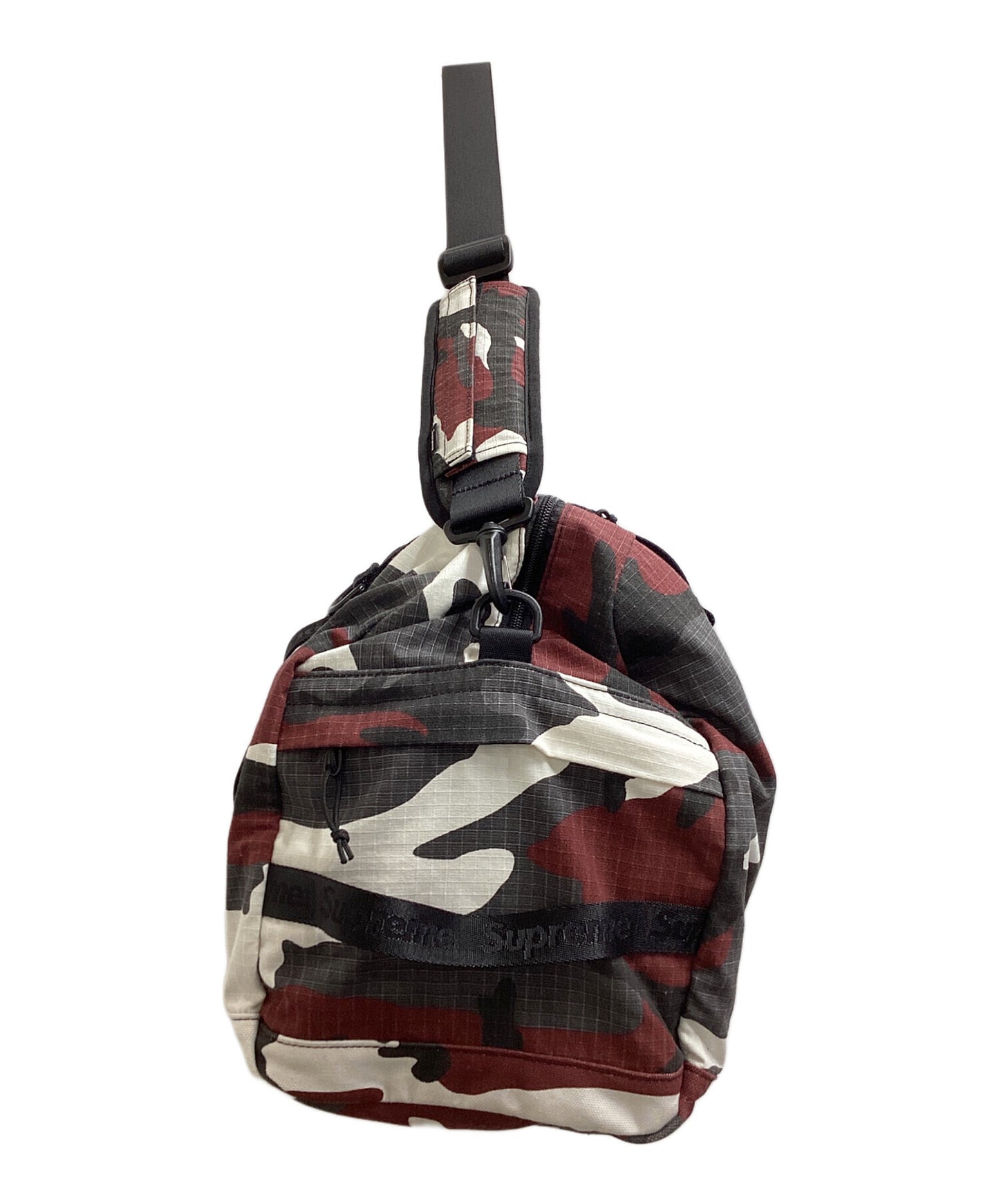 [Pre-owned] SUPREME 26SS Red Camo Cordura Duffle Bag