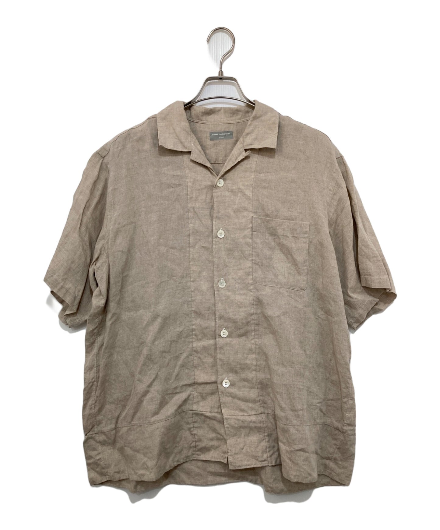 [Pre-owned] COMME des GARCONS HOMME linen open collar shirt HB-100300