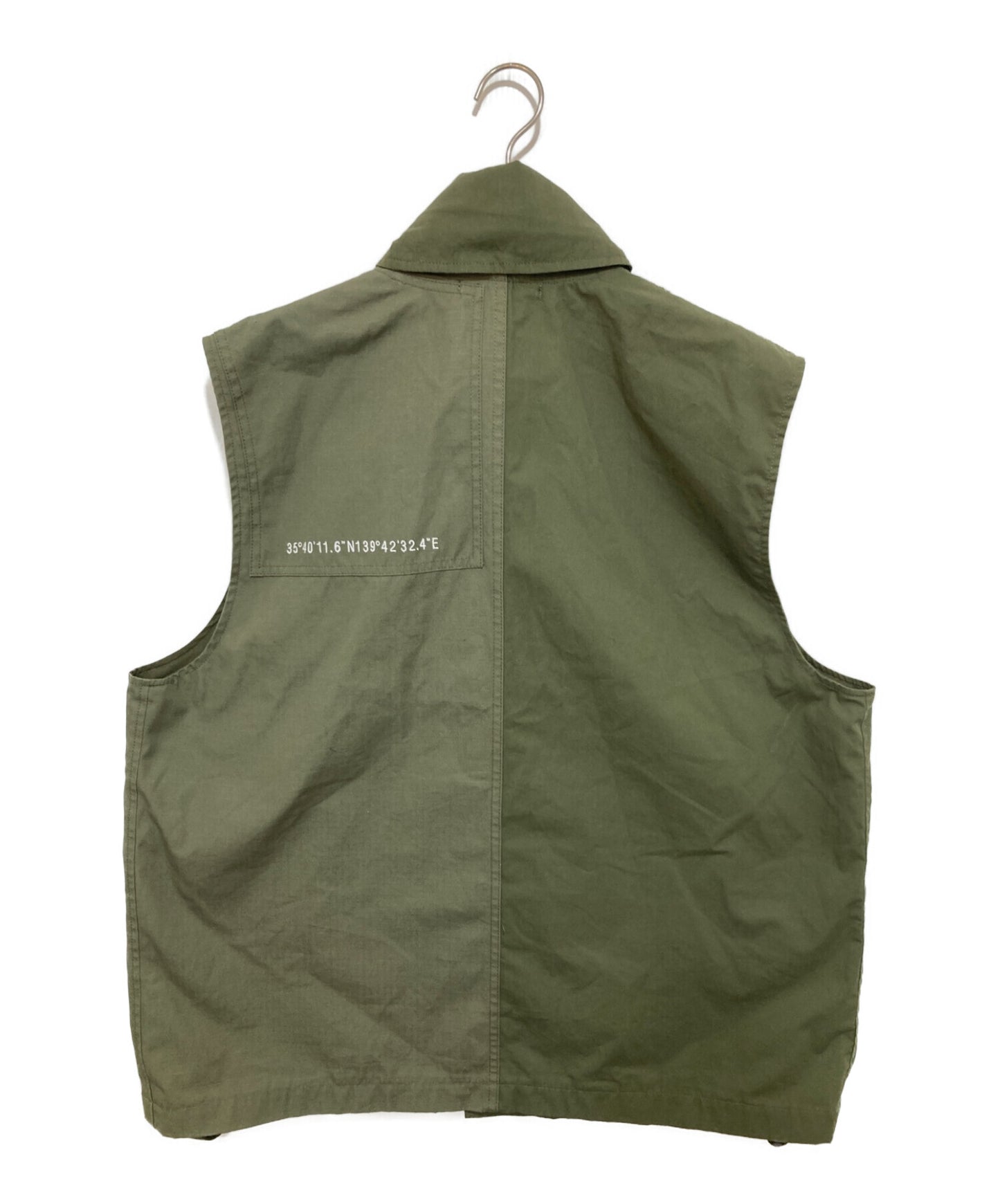 [Pre-owned] WTAPS TRADER VEST COTTON WEATHER RIPSTOP 212BRDT-JKM07