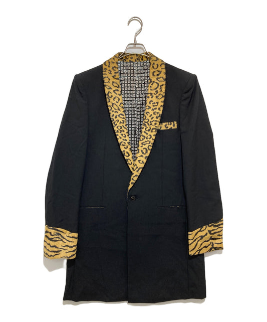 [Pre-owned] NUMBER (N)INE Leopard Switched Long Coat