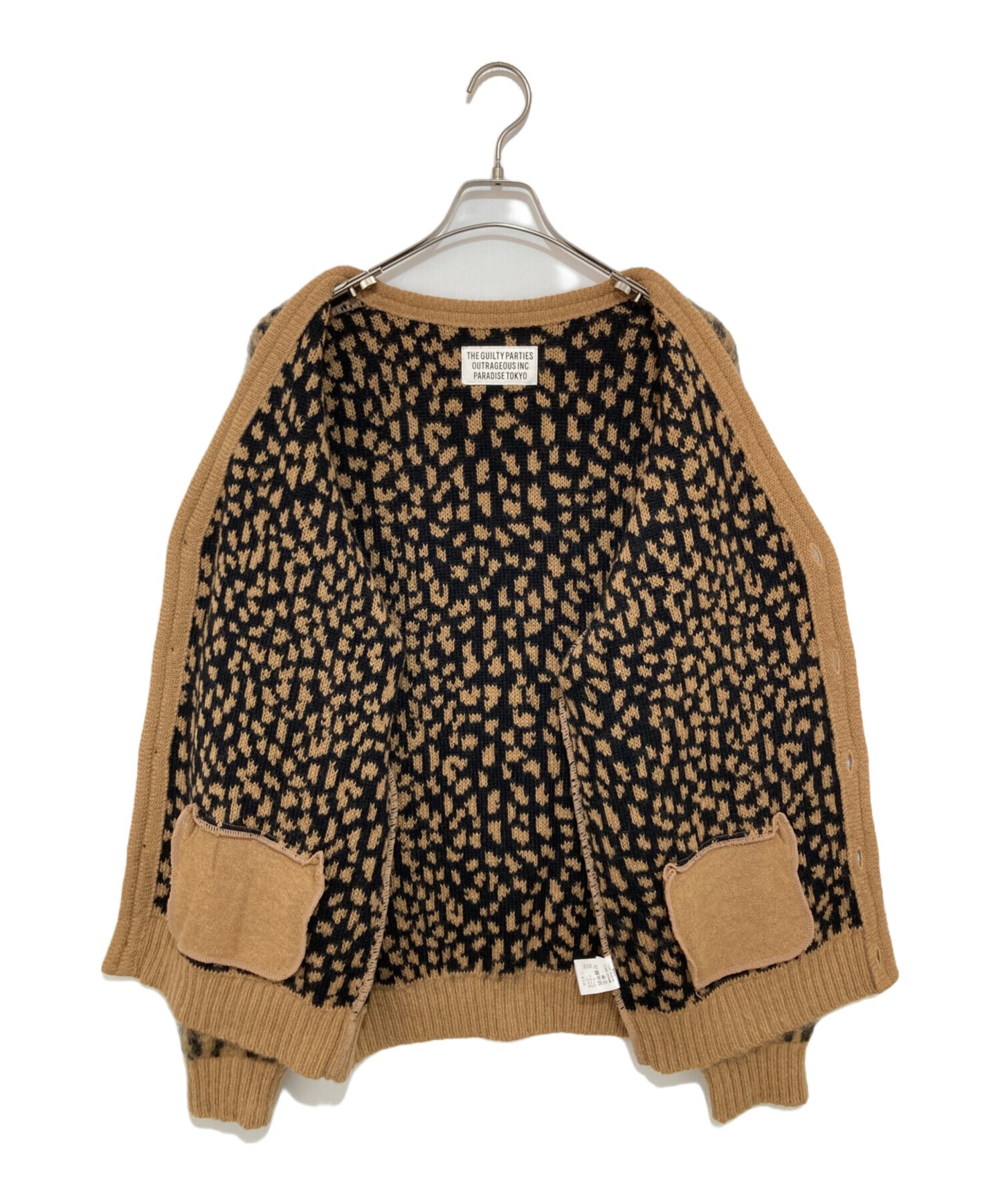 [Pre-owned] WACKO MARIA Leopard mohair cardigan