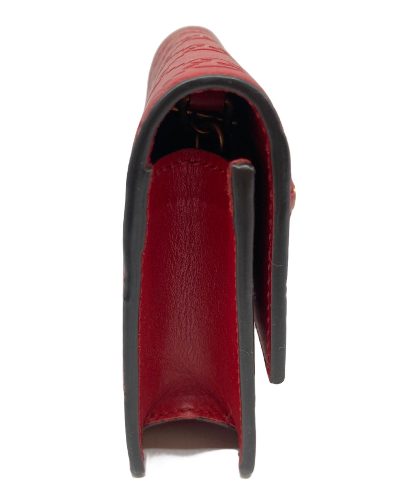 [Pre-owned] GUCCI Guccissima Cherry design shoulder pouch 481291