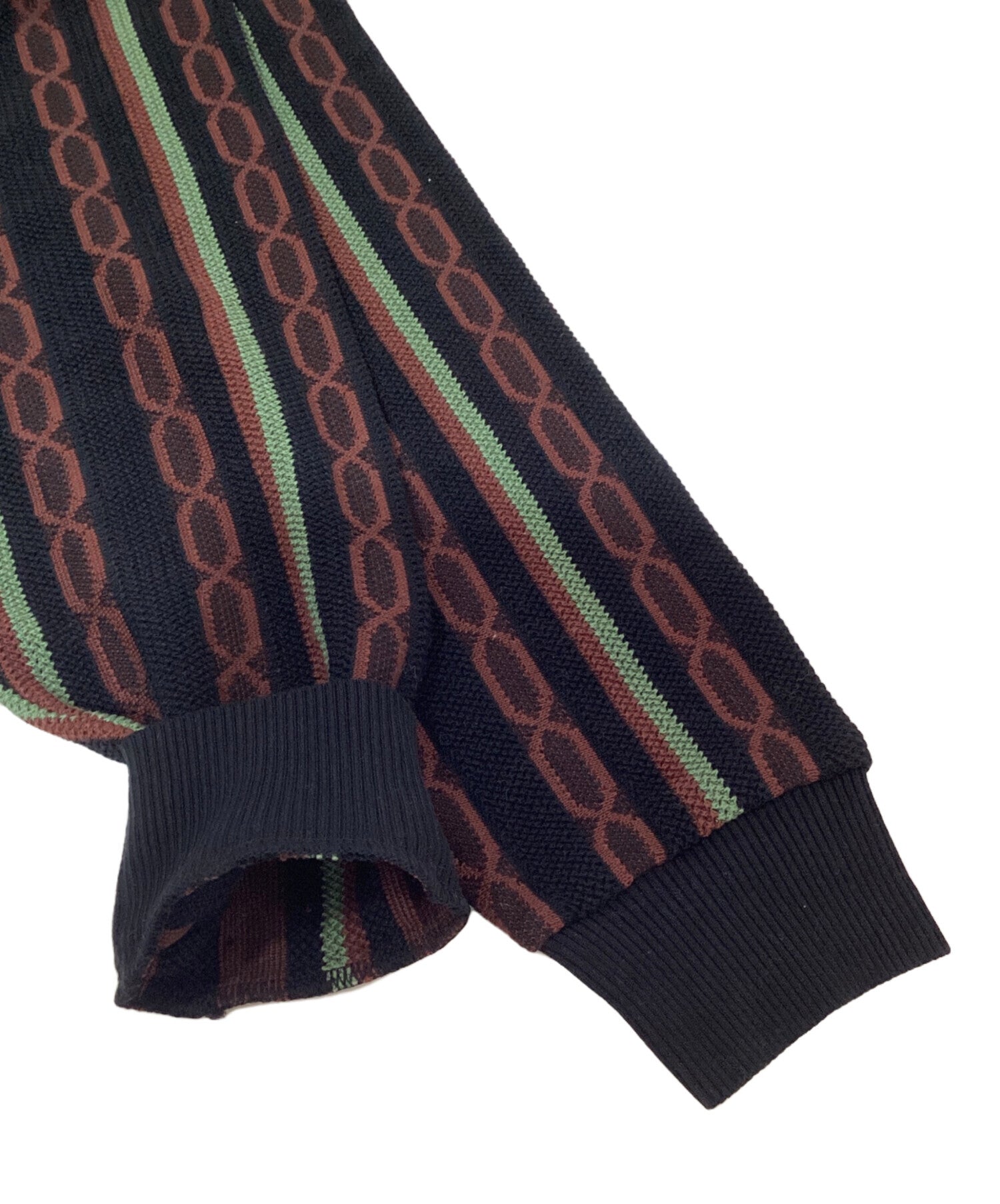 WACKO MARIA STRIPED JACQUARDKNITSWEATER