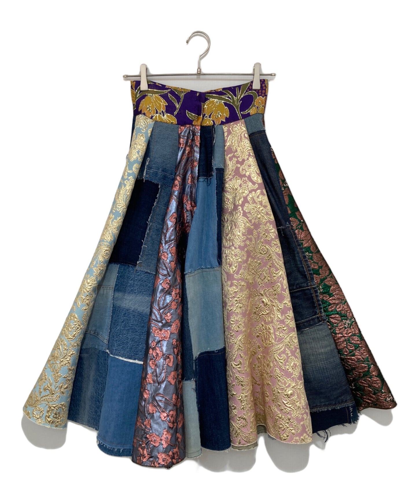 [Pre-owned] DOLCE & GABBANA Patterned Patchwork Skirt DK F4B2PD