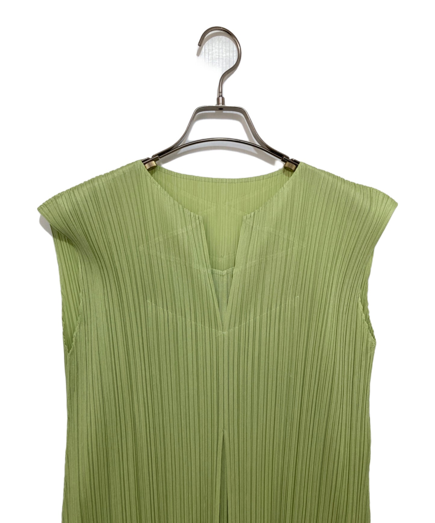 [Pre-owned] PLEATS PLEASE Pleated dress Sleeveless dress PP31JH156