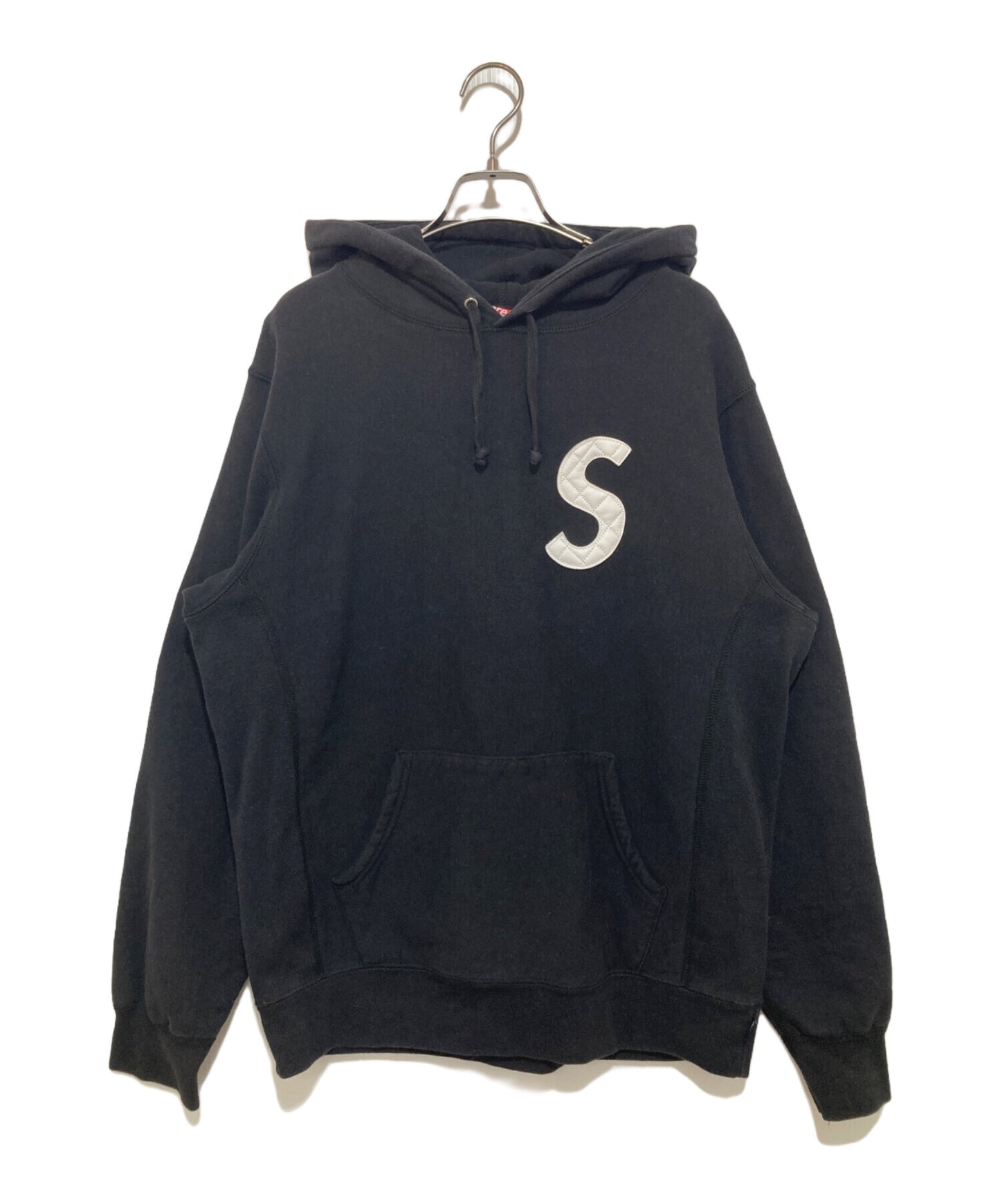 [Pre-owned] SUPREME S logo split hooded