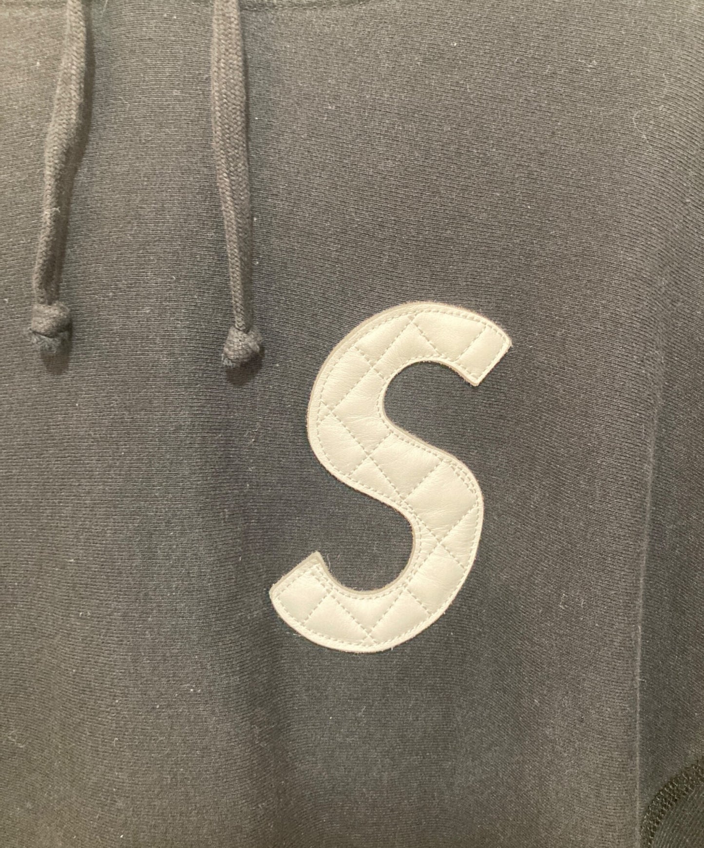 [Pre-owned] SUPREME S logo split hooded