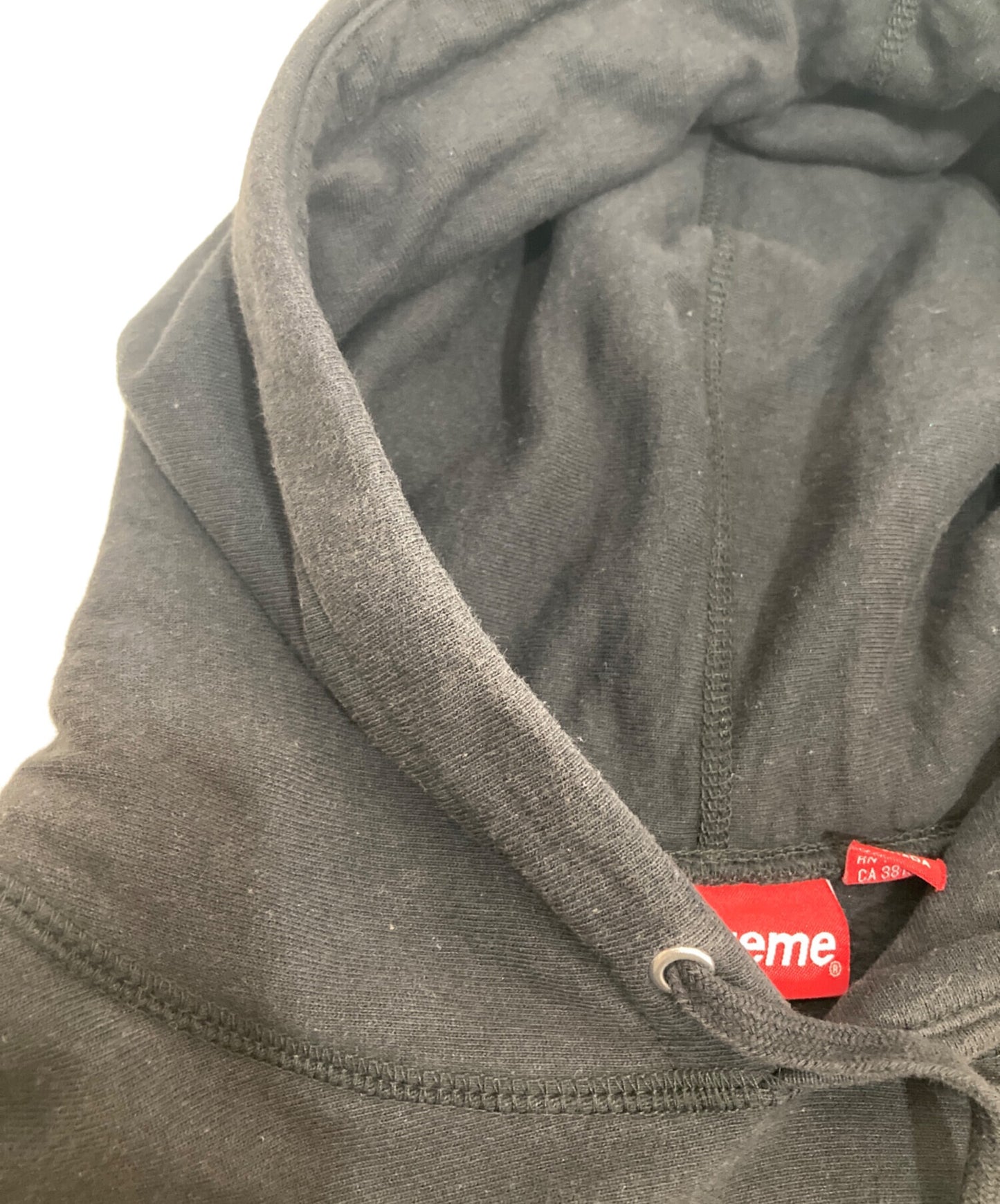 [Pre-owned] SUPREME S logo split hooded