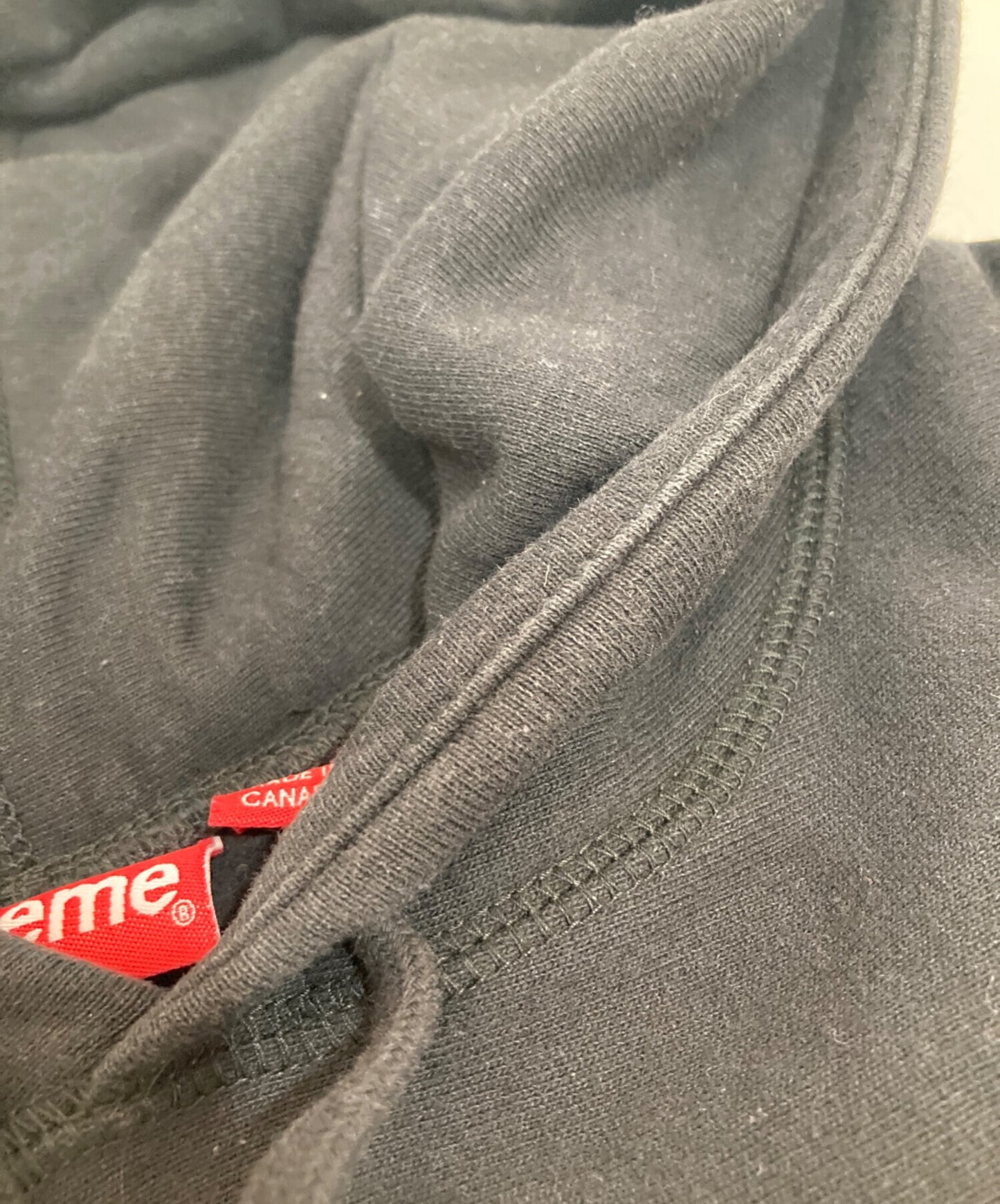 [Pre-owned] SUPREME S logo split hooded