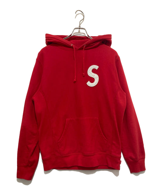 [Pre-owned] SUPREME S logo split hooded