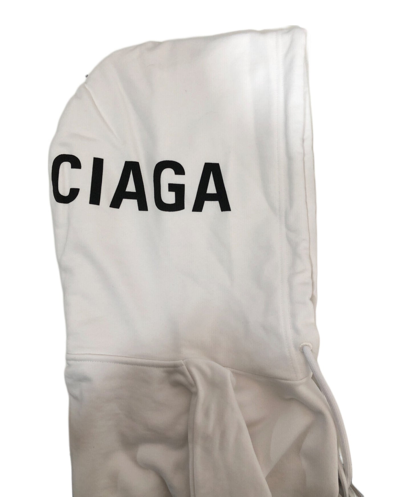 [Pre-owned] BALENCIAGA Hoodie Logo Print Hoodie 528351