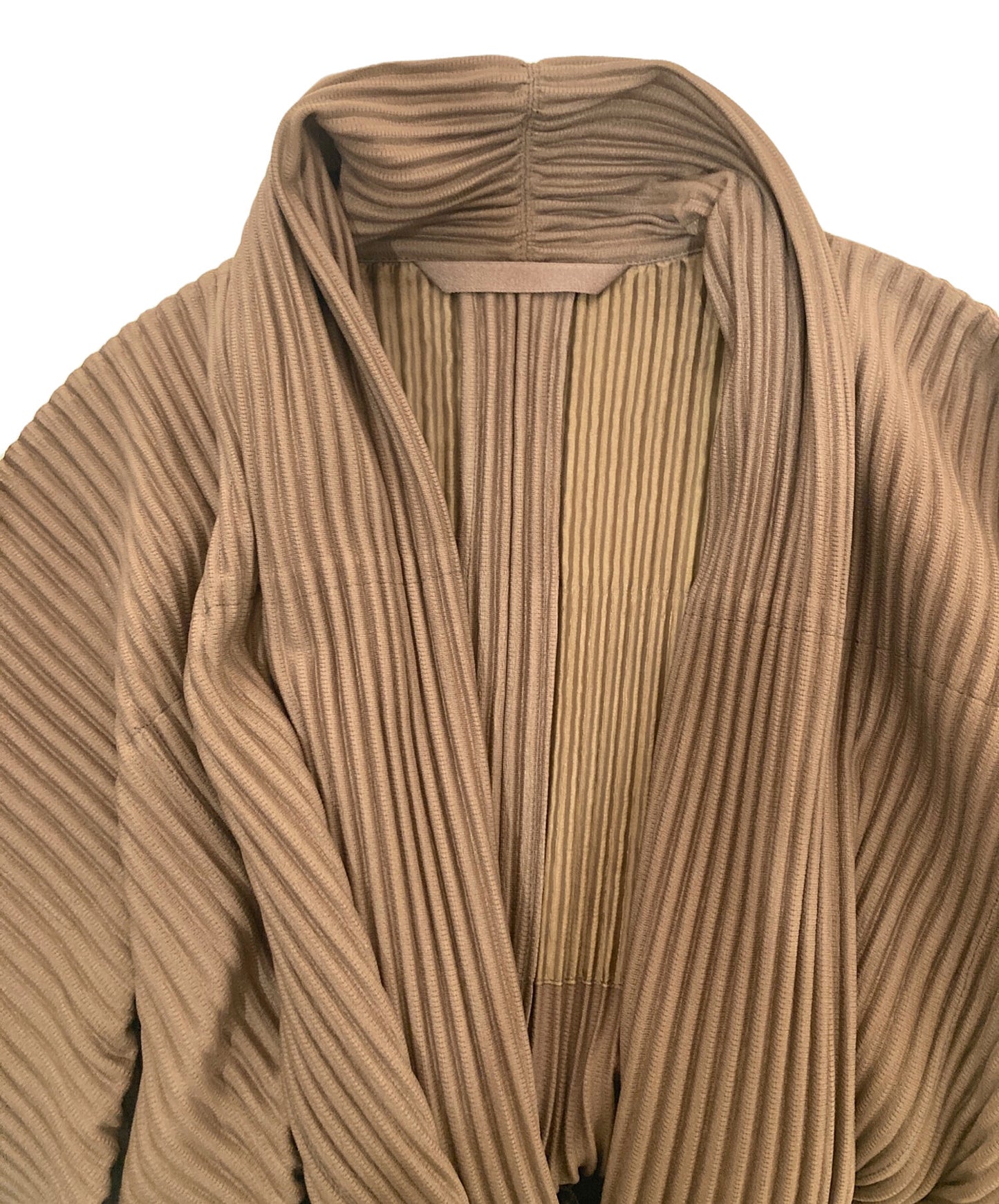 [Pre-owned] HOMME PLISSE ISSEY MIYAKE pleated gown coat HP43JA350