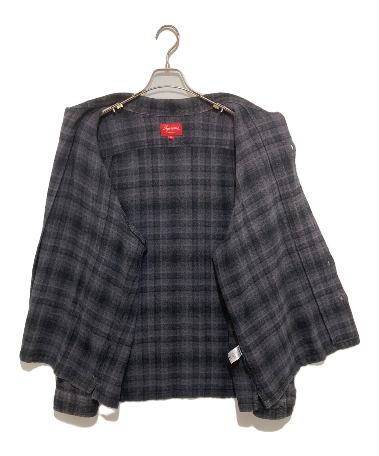 [Pre-owned] SUPREME Plaid Flannel Shirt