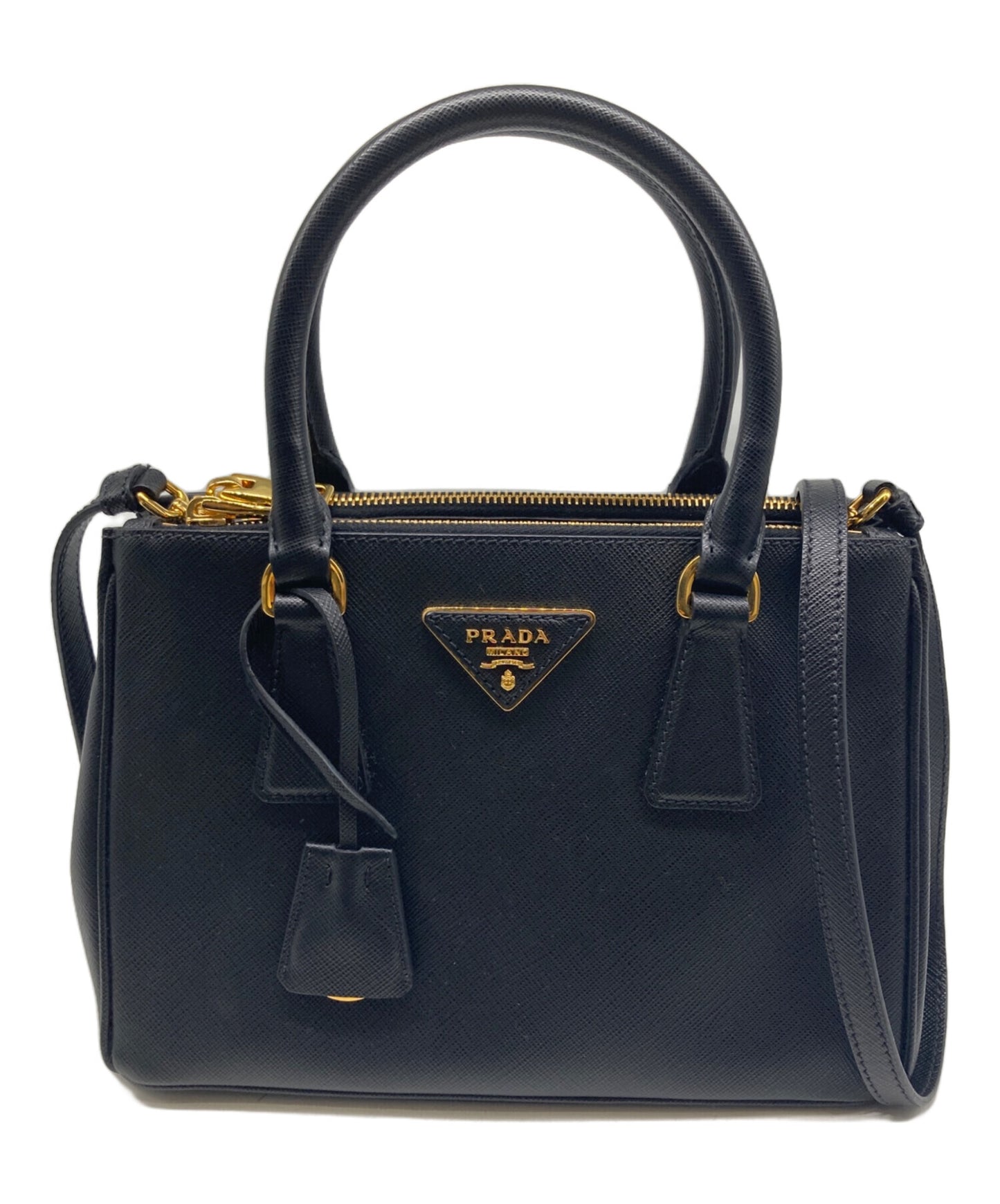 [Pre-owned] PRADA Galleria Saffiano leather handbag 1BA896
