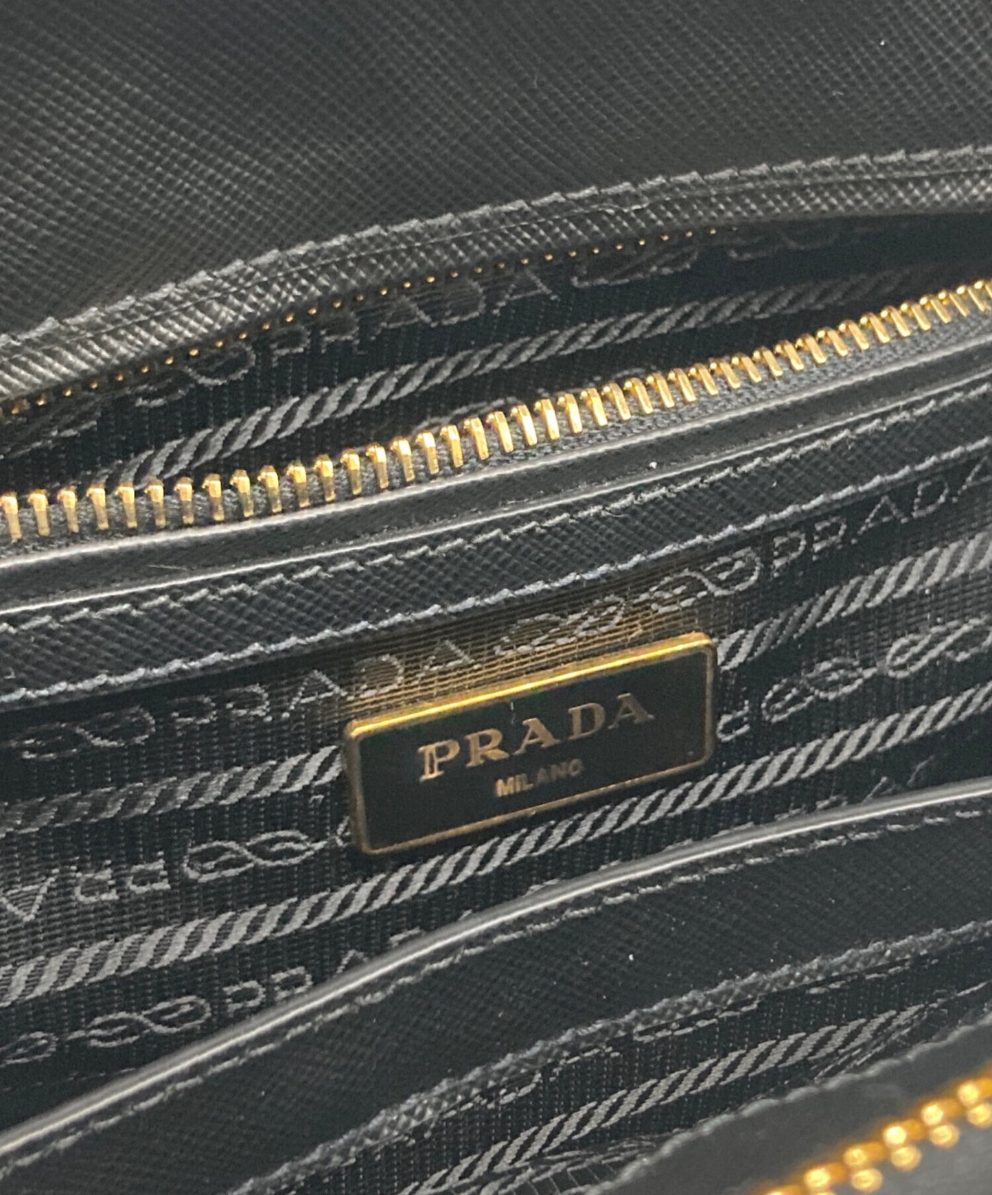 [Pre-owned] PRADA Galleria Saffiano leather handbag 1BA896