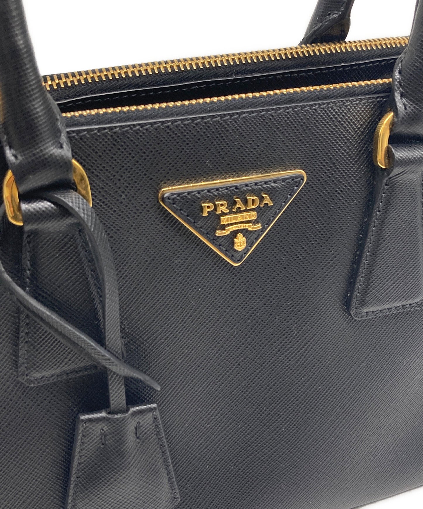 [Pre-owned] PRADA Galleria Saffiano leather handbag 1BA896