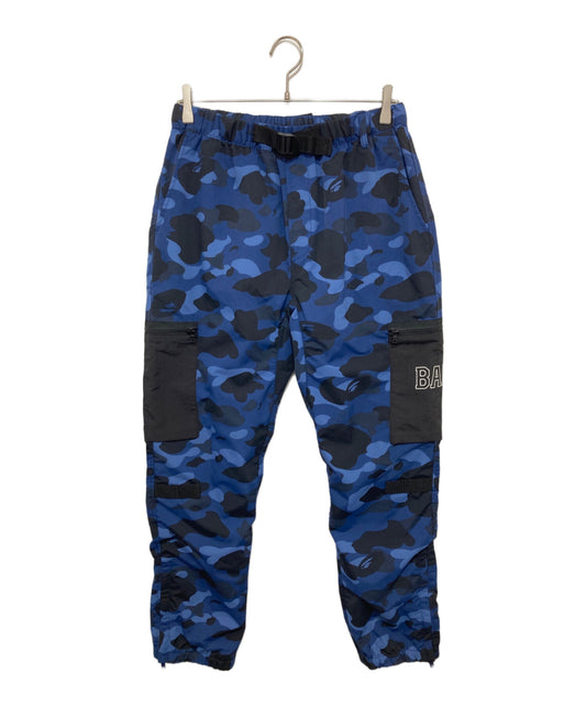 [Pre-owned] A BATHING APE Nylon camo pants Camouflage pattern cargo pants 001PTI301017M