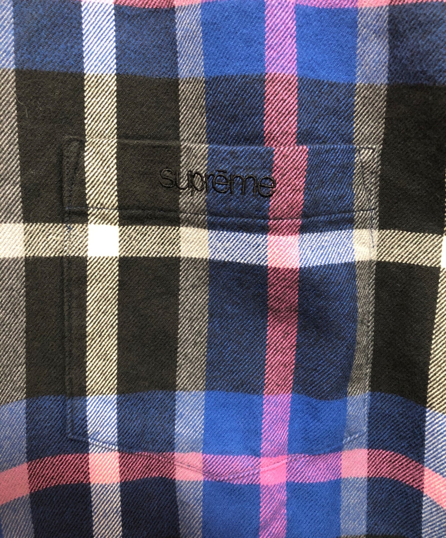 [Pre-owned] SUPREME Plaid Flannel shirt