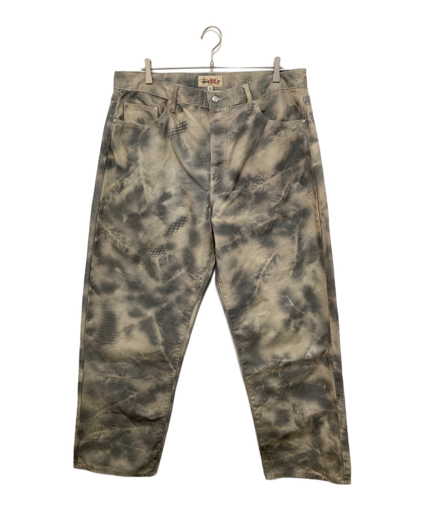 [Pre-owned] stussy Big Ol' Jean Stenpat Camo 116684
