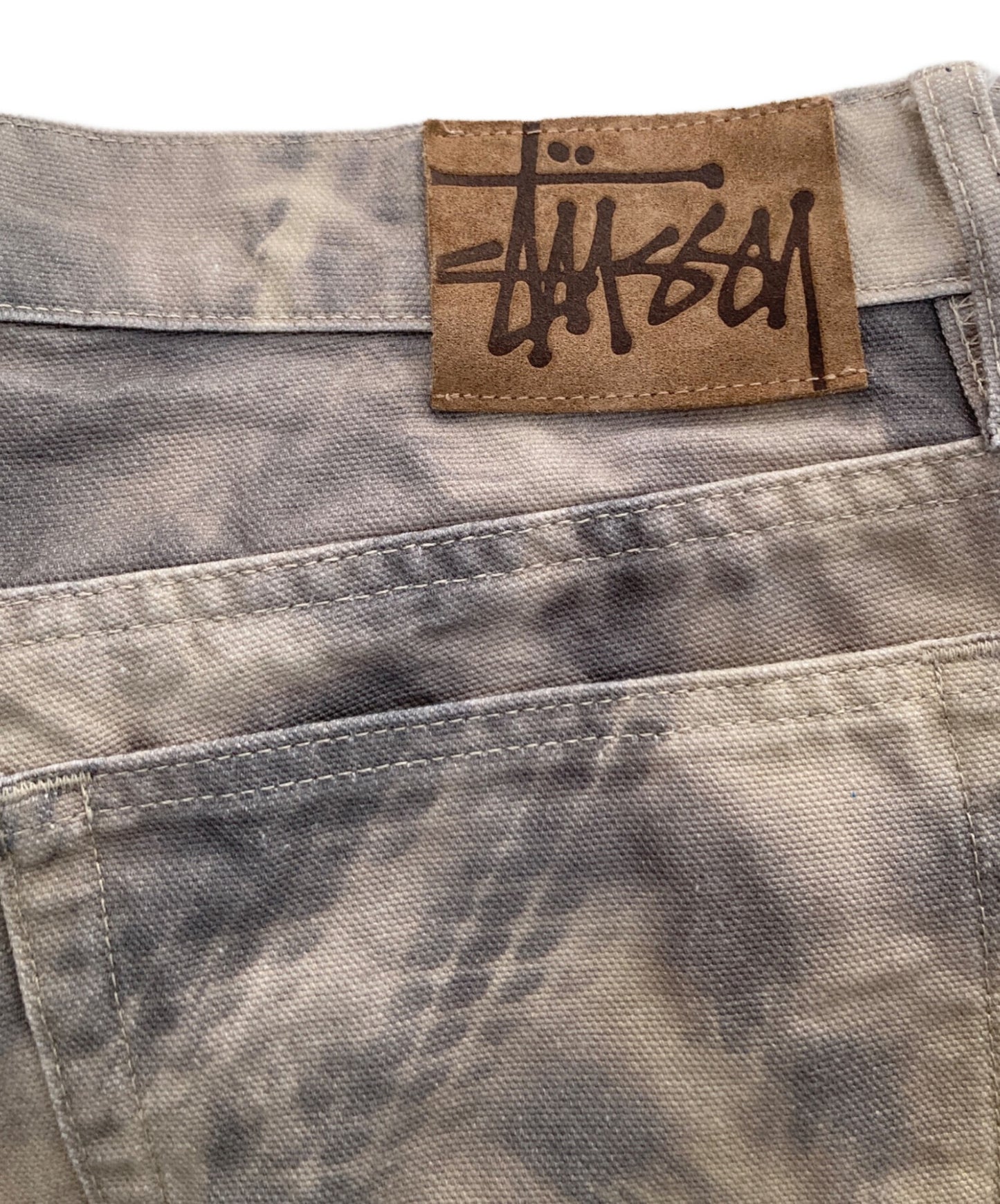 [Pre-owned] stussy Big Ol' Jean Stenpat Camo 116684