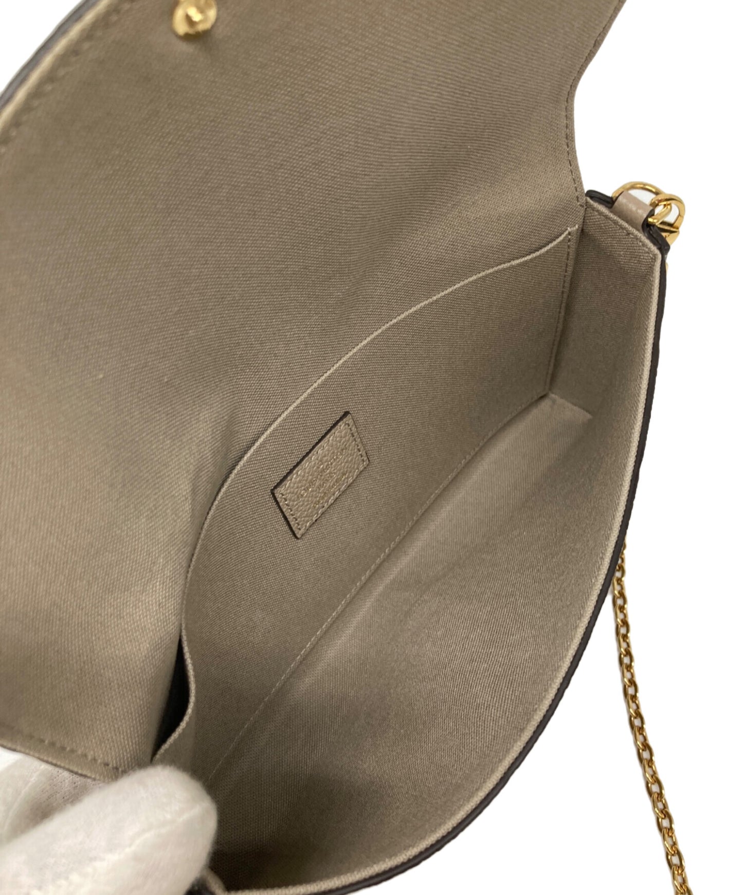 [Pre-owned] LOUIS VUITTON Monogram En Plante Pochette Felicie M68697