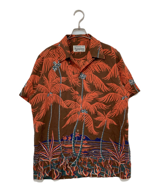 [Pre-owned] WACKO MARIA PALMS TREE" S/S HAWAIIAN SHIRT Palm Tree Hawaiian shirt Aloha shirt