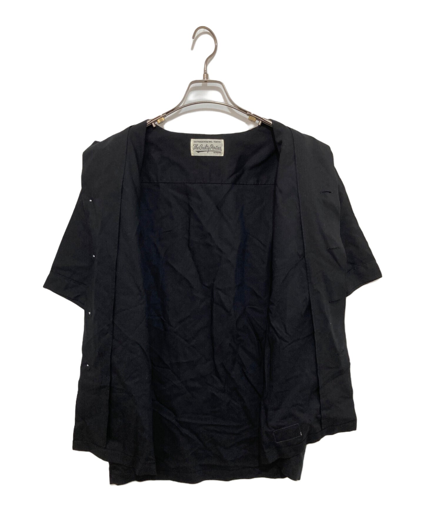 [Pre-owned] WACKO MARIA FIRE print open collar shirt short sleeve shirt