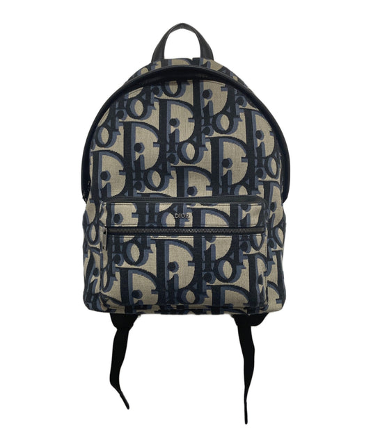 [Pre-owned] Dior Maxi Oblique Jacquard Backpack Backpack