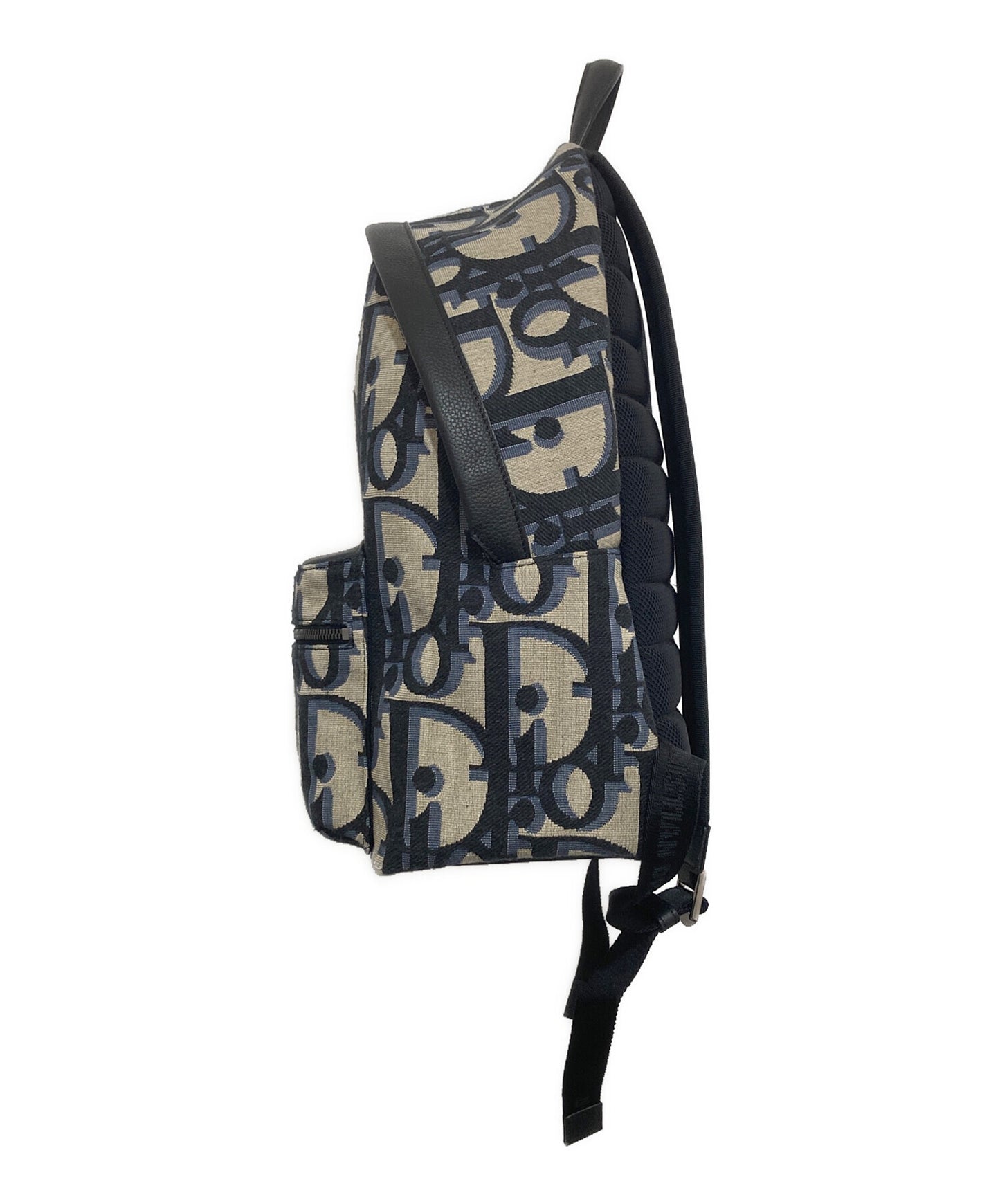 [Pre-owned] Dior Maxi Oblique Jacquard Backpack Backpack