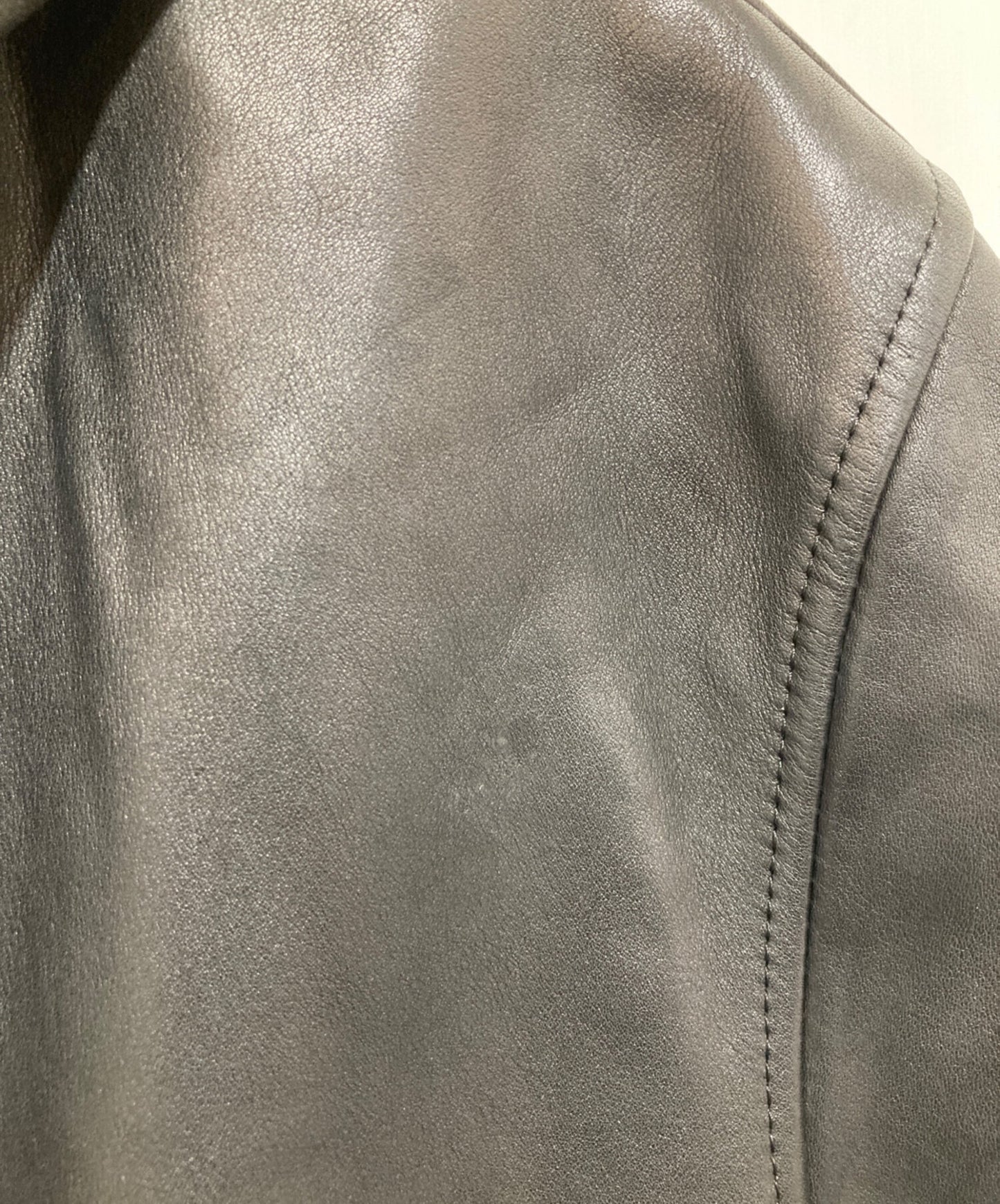 [Pre-owned] A BATHING APE Hooded Leather Jacket 001hj0301006x