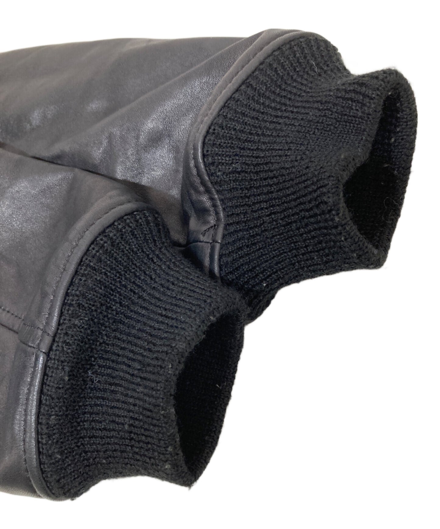 [Pre-owned] A BATHING APE Hooded Leather Jacket 001hj0301006x