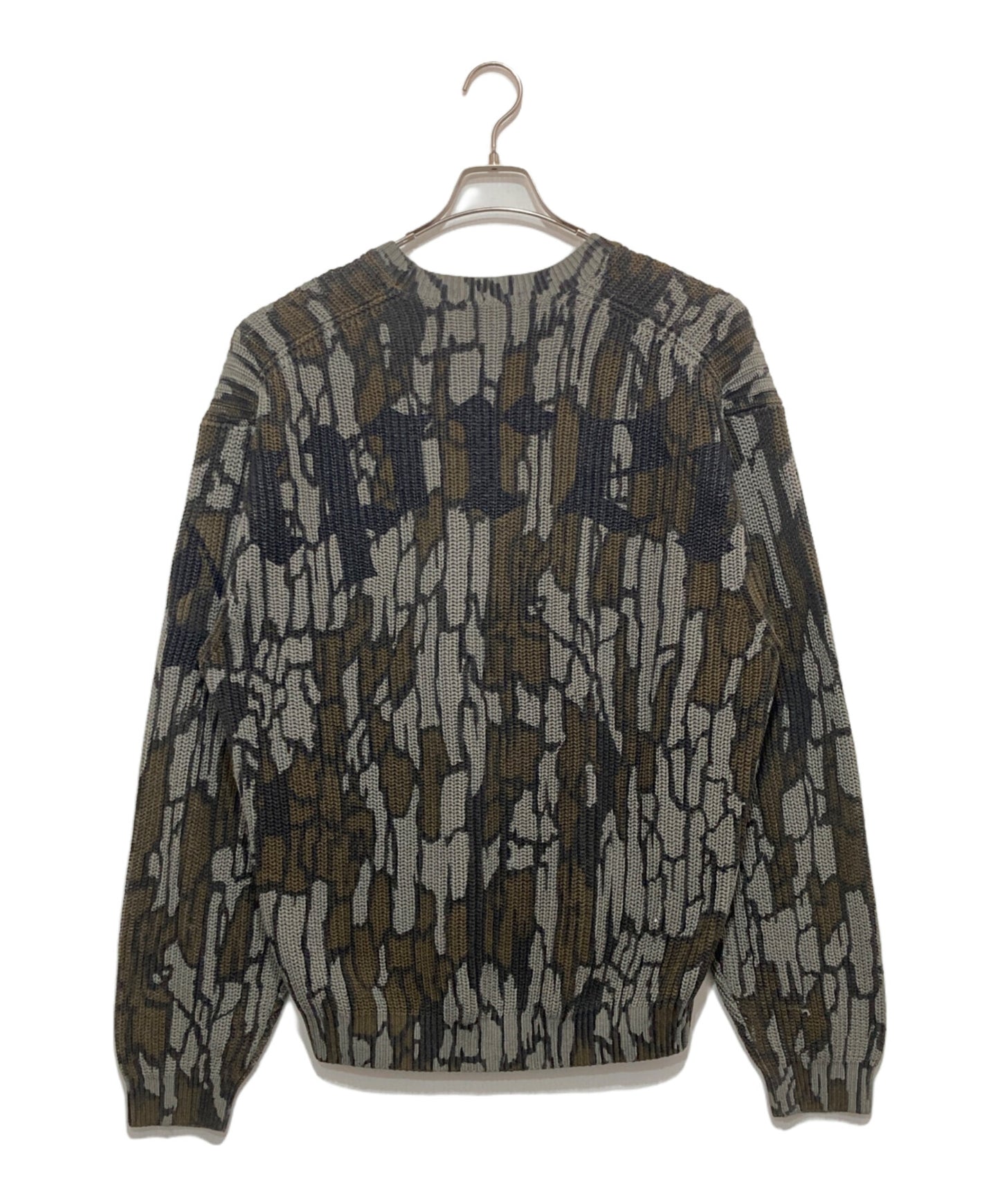 [Pre-owned] SUPREME Old English Printed Sweater Camo