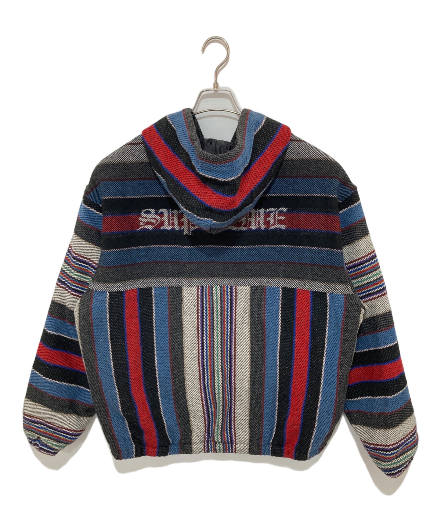 [Pre-owned] SUPREME Woven Stripe Hooded Jacket Woven Stripe Hooded Jacket 25SS