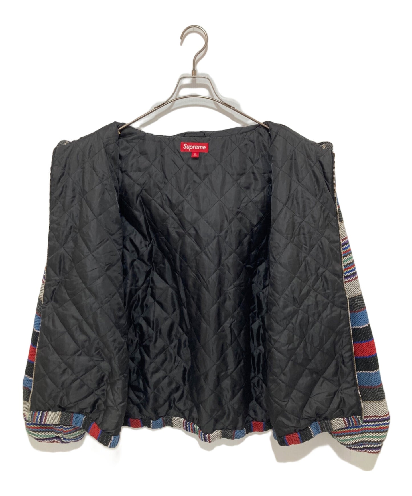 [Pre-owned] SUPREME Woven Stripe Hooded Jacket Woven Stripe Hooded Jacket 25SS