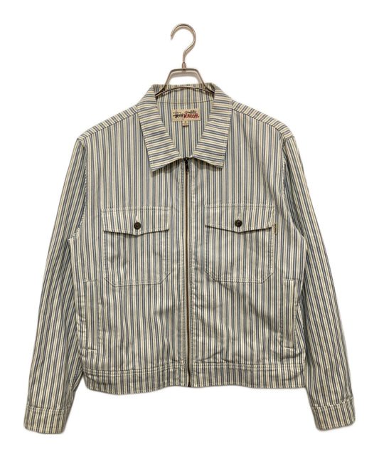 [Pre-owned] stussy STRIPE GARAGE JACKET 115564