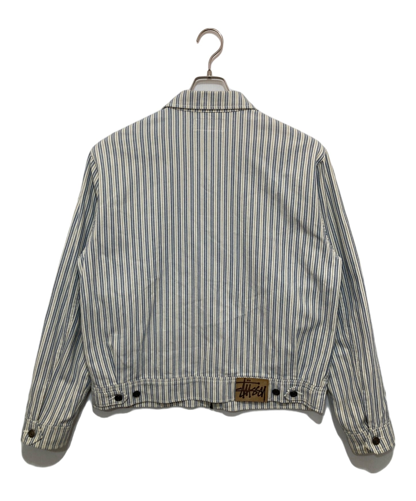 [Pre-owned] stussy STRIPE GARAGE JACKET 115564