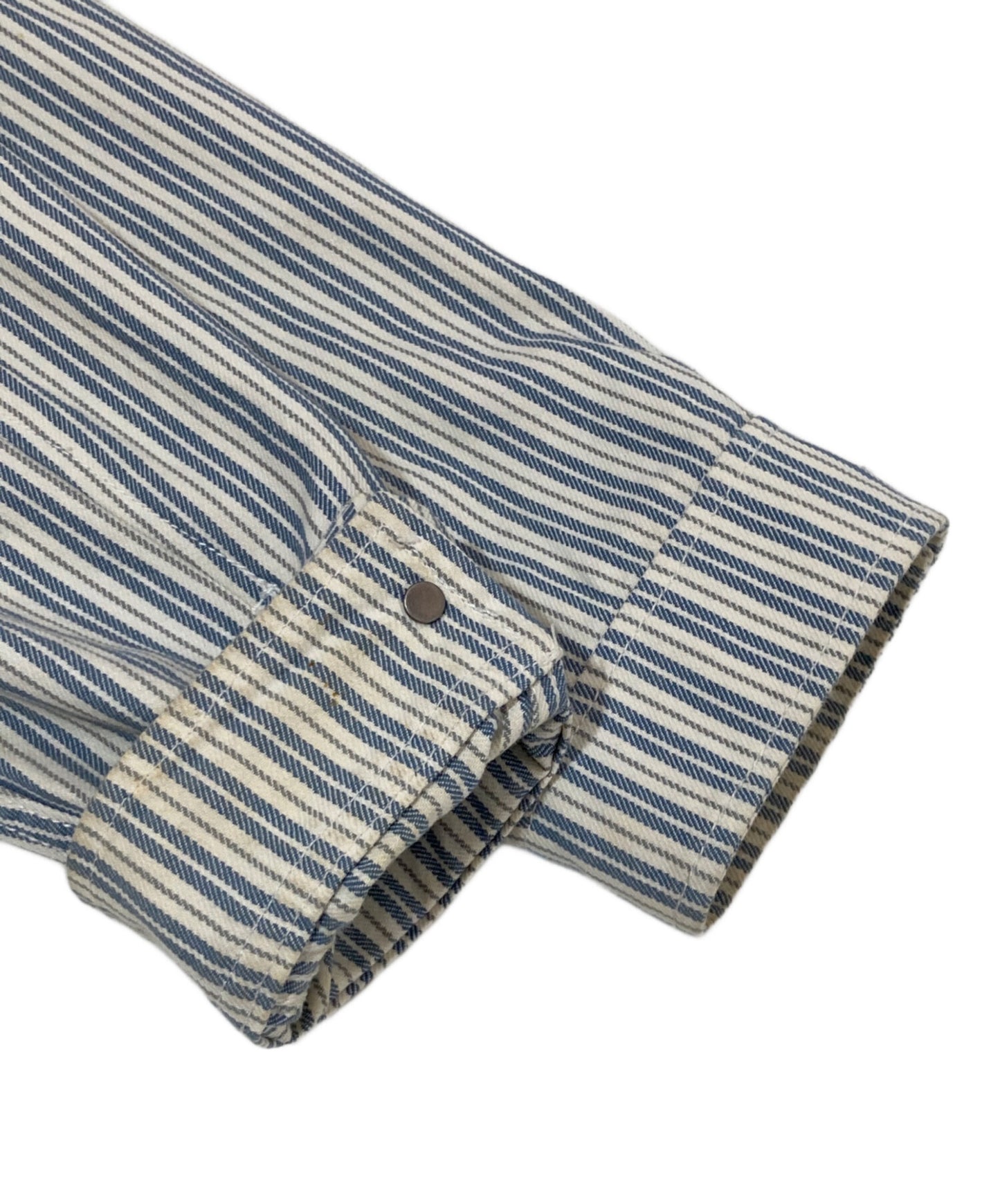 [Pre-owned] stussy STRIPE GARAGE JACKET 115564