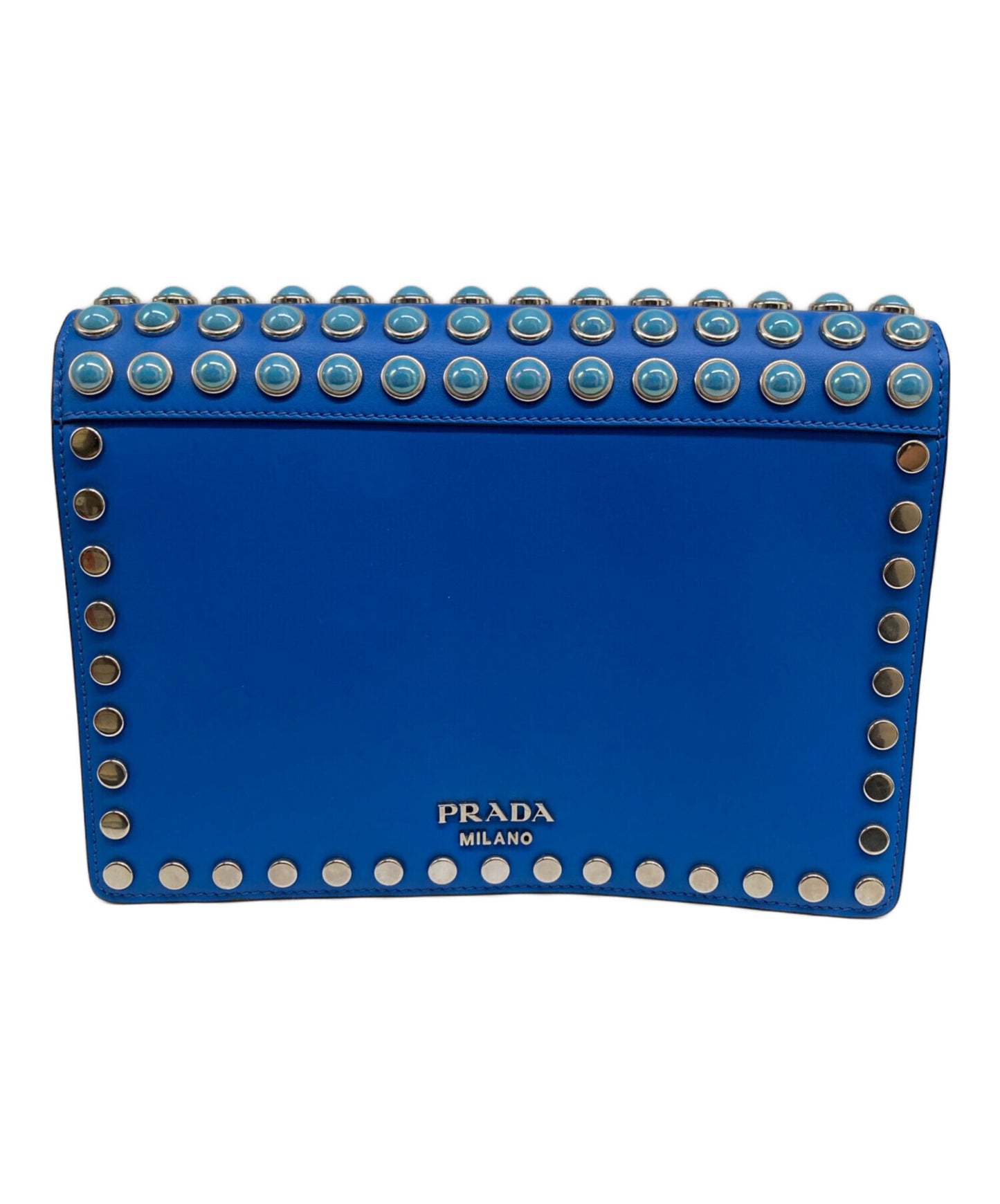 [Pre-owned] PRADA 1BD120 Electra Bag Loral Shoulder Bag Studded Shoulder Bag 1BD120