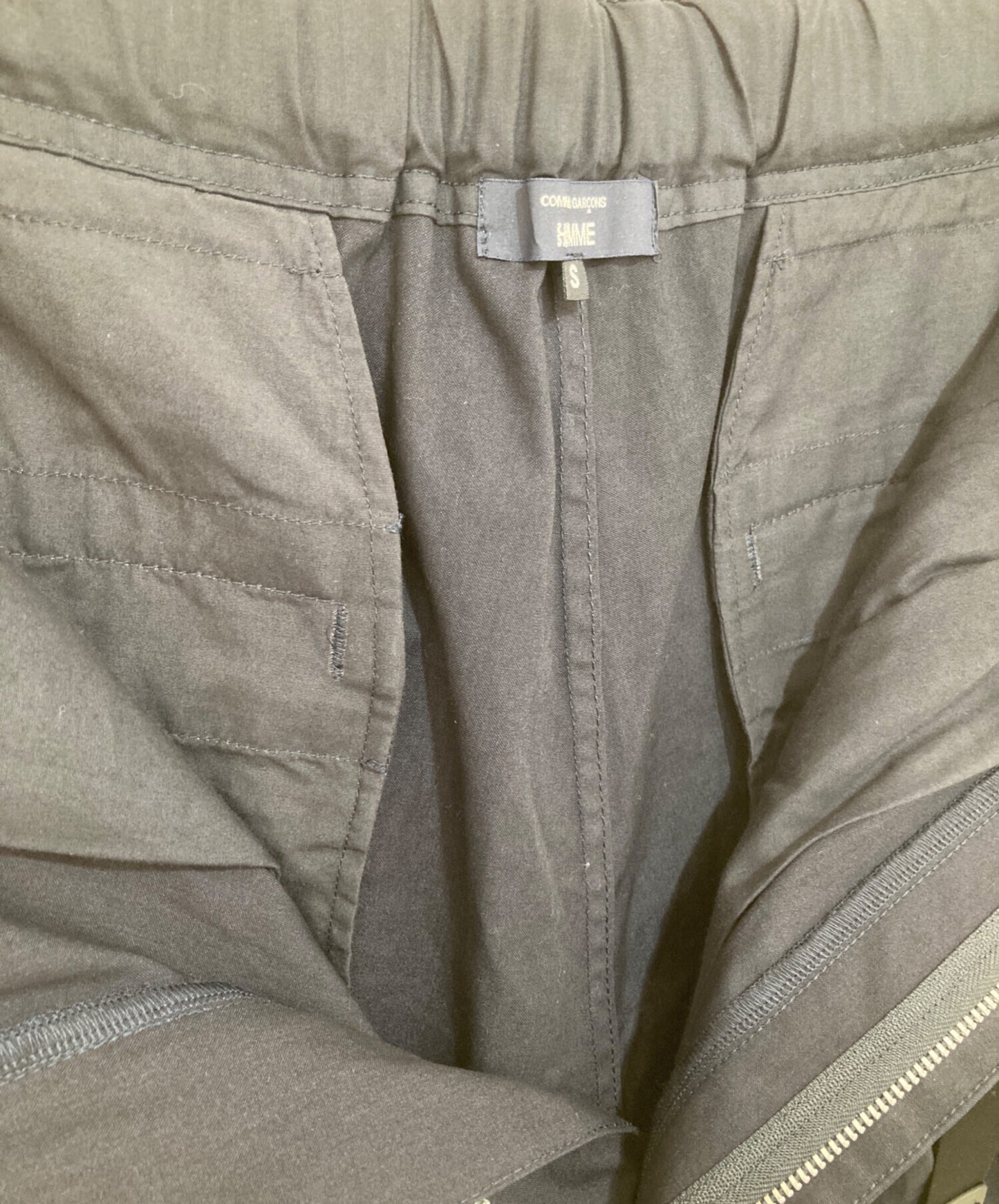 [Pre-owned] COMME des GARCONS HOMME Cotton Nylon Pin Oxford Pants / Nylon Pants HO-P005