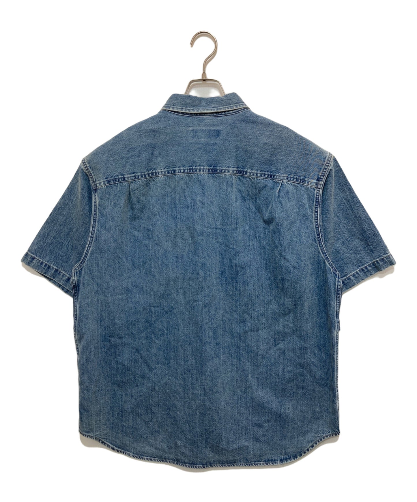 [Pre-owned] SUPREME Loose Fit Denim Painter Shirt / Short Sleeved Shirt