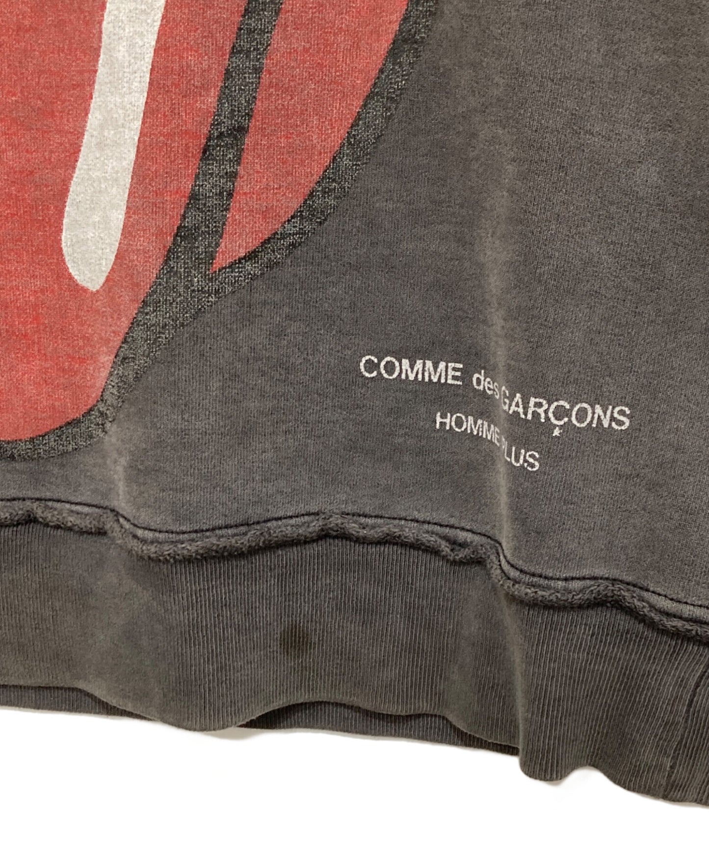 [Pre-owned] COMME des GARCONS HOMME PLUS Rolling Stones Print Sweatshirt PQ-T021