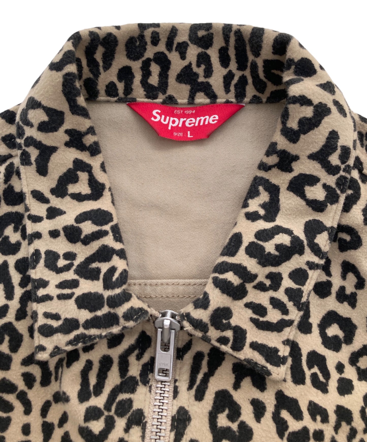 [Pre-owned] SUPREME Moleskin Work Jacket Leopard / Jacket