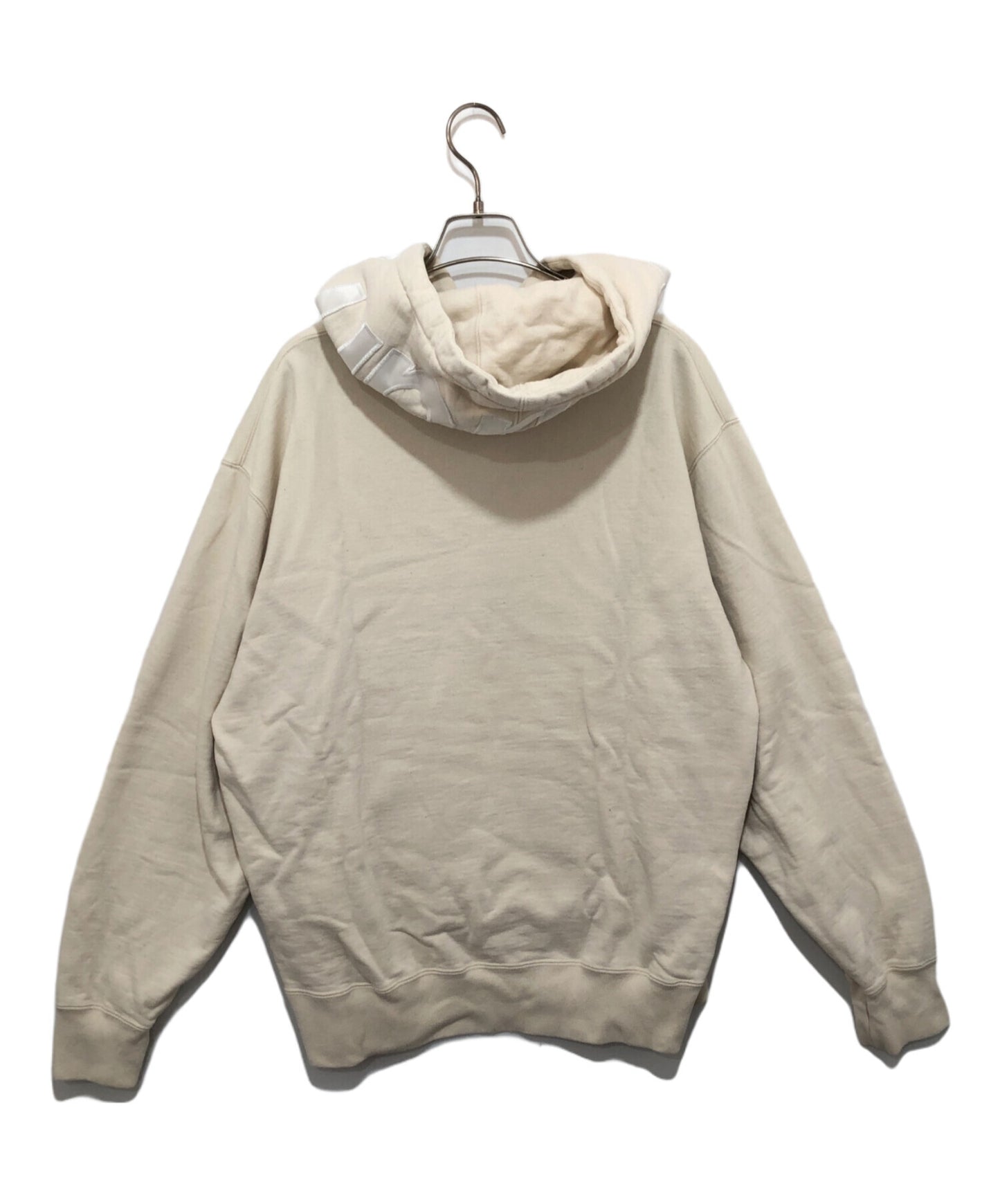 [Pre-owned] SUPREME Contrast Hooded Sweatshirt Contrast Sweatshirt Hoodie 21AW Hooded Logo Off White
