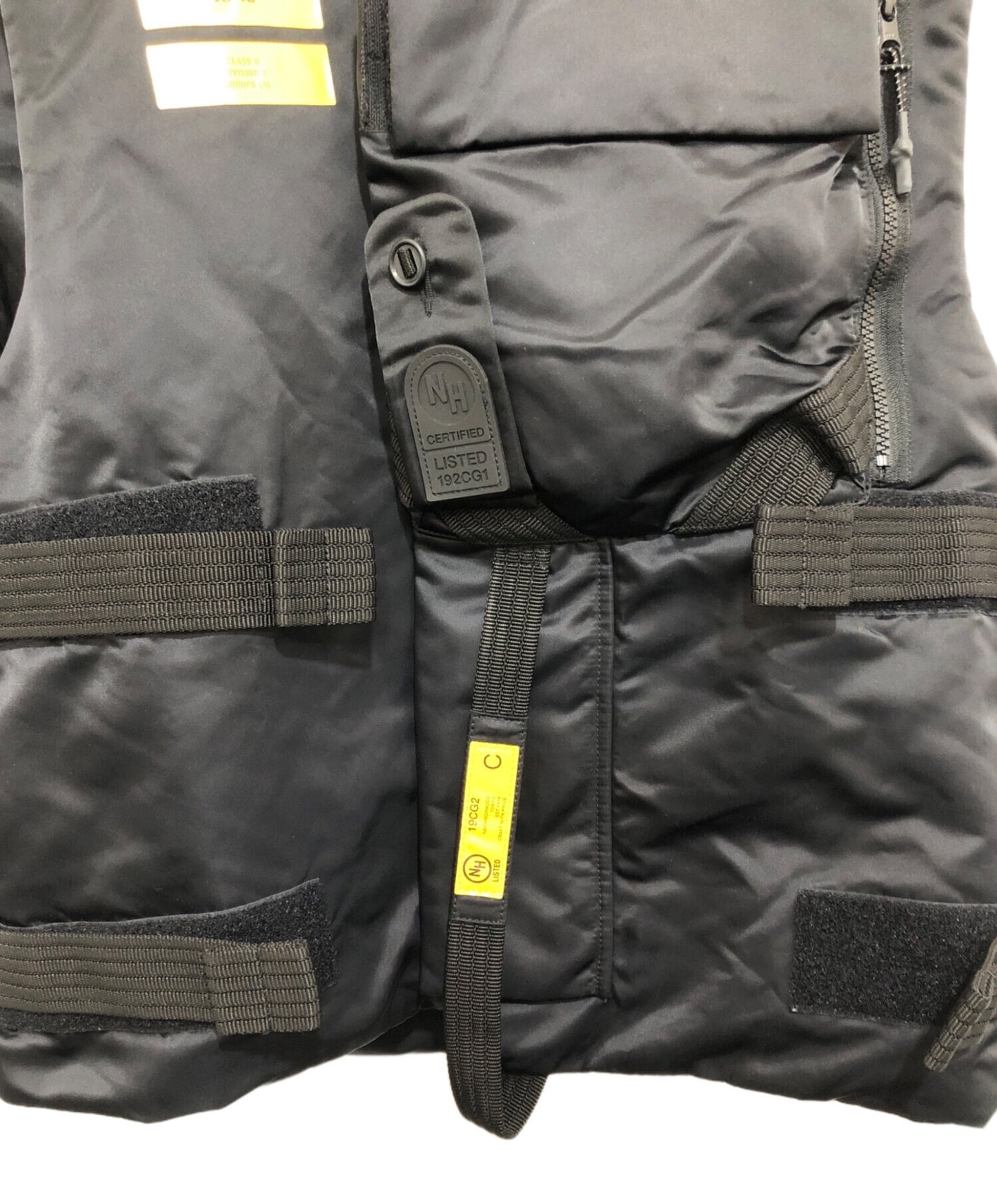 [Pre-owned] NEIGHBORHOOD TACTICAL/N-VEST cotton puffer nylon vest technical vest PRIMALOFT 192PPNH-JKM04 192ppnh-jkm04