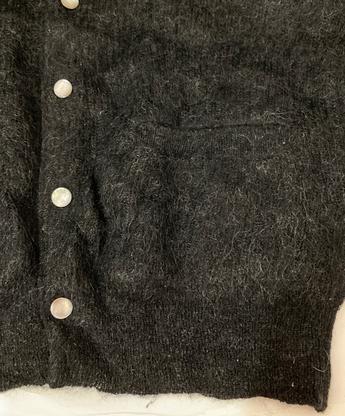 [Pre-owned] NUMBER (N)INE 05AW THE HIGH STREETS period / Archive wool nylon cardigan