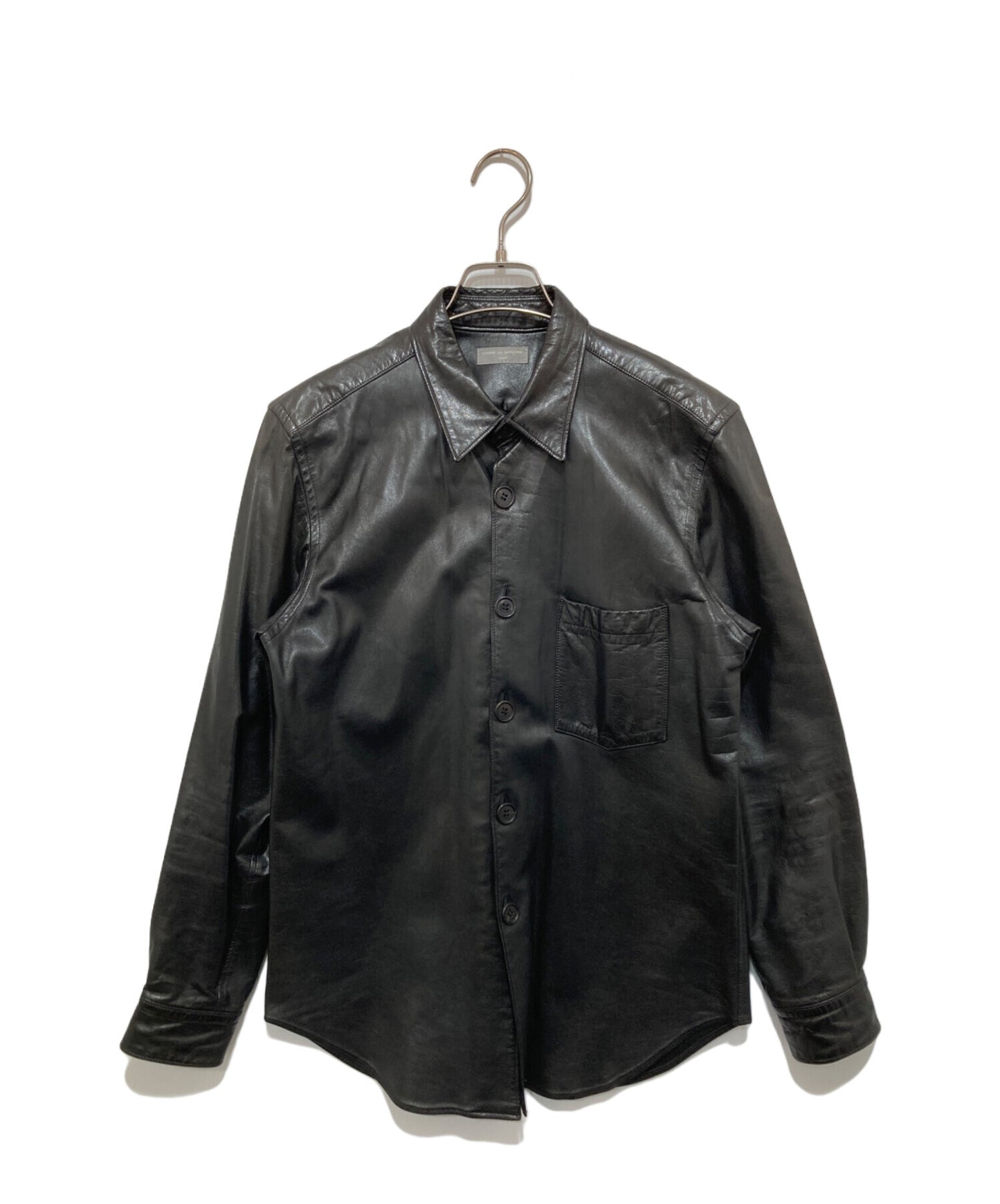 [Pre-owned] COMME des GARCONS HOMME Leather shirt jacket AD2002 Tanaka Om HH-B044 HH-B044