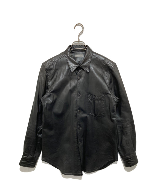 [Pre-owned] COMME des GARCONS HOMME Leather shirt jacket AD2002 Tanaka Om HH-B044 HH-B044